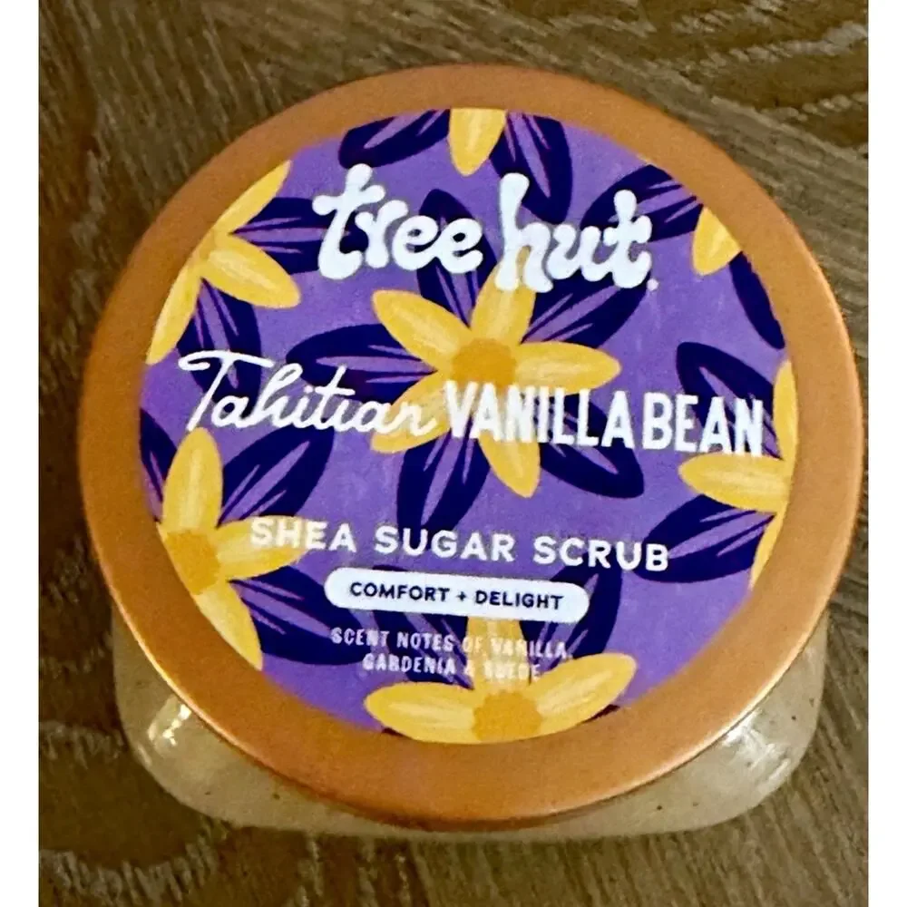 Tree Hut | Tahitian Vanilla Bean | Shea Sugar Body Scrub | hard to find | 18 oz